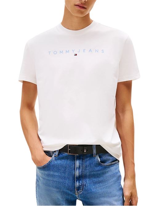 T-shirt bianca in cotone Tommy Jeans | DM0DM207440K5